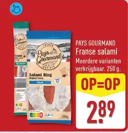 ALDI Pays Gourmand Franse salami aanbieding