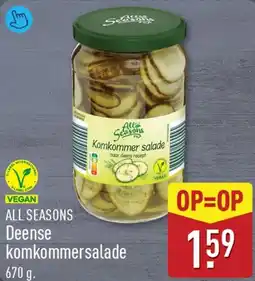 ALDI All Seasons Deense komkommersalade aanbieding