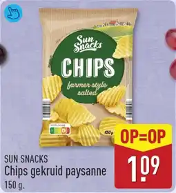 ALDI Sun Snacks Chips gekruid paysanne aanbieding
