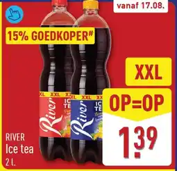 ALDI River ice tea aanbieding