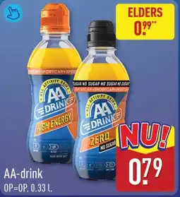 ALDI AA-drink aanbieding