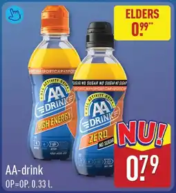 ALDI AA-drink aanbieding