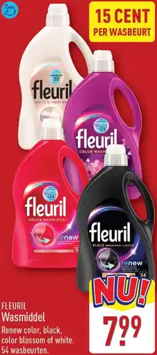 ALDI Fleuril wasmiddel aanbieding