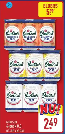 ALDI Grolsch 0.0 aanbieding