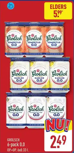 ALDI Grolsch 0.0 aanbieding