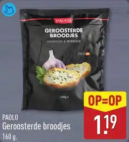 ALDI Paolo Geroosterde broodjes aanbieding