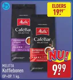 ALDI Melitta koffiebonen aanbieding