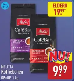 ALDI Melitta koffiebonen aanbieding