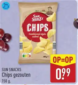 ALDI Sun Snacks Chips gezouten aanbieding