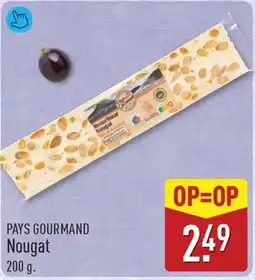 ALDI Pays Gourmand Nougat aanbieding