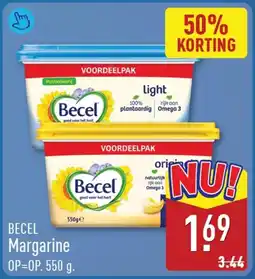 ALDI Becel margarine aanbieding