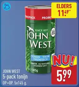 ALDI John west tonijn aanbieding