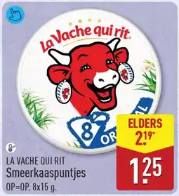 ALDI La vache qui rit Smeerkaaspuntjes aanbieding