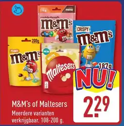 ALDI M&m's of maltesers aanbieding