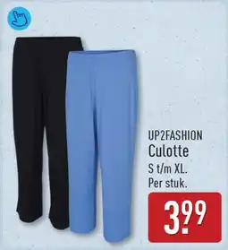 ALDI Up2fashion culotte aanbieding