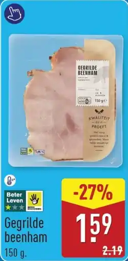 ALDI Gegrilde beenham aanbieding