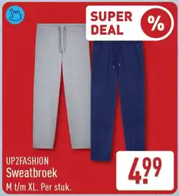 ALDI Up2fashion sweatbroek aanbieding