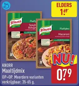 ALDI Knorr Maaltijdmix aanbieding