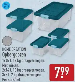 ALDI Home creation opbergdozen aanbieding