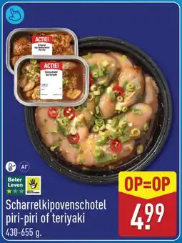 ALDI Scharrelkipovenschotel piri-piri of teriyaki aanbieding