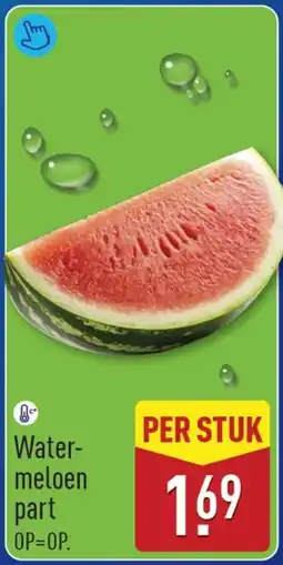ALDI Watermeloen part aanbieding