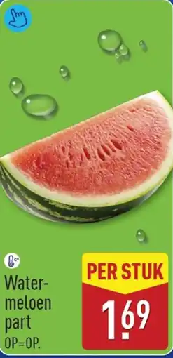 ALDI Watermeloen part aanbieding