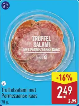 ALDI Truffelsalami met parmezaanse kaas aanbieding