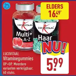 ALDI Lucovitaal vitaminegummies aanbieding