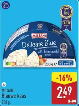 ALDI Milsani Blauwe kaas aanbieding