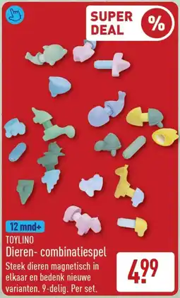 ALDI Toylino dieren combinatiespel aanbieding