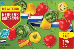 ALDI Paprikamix aanbieding