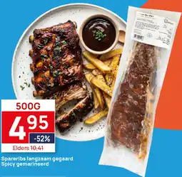 Butlon Button Spareribs langzaam gegaard Spicy gemarineerd aanbieding