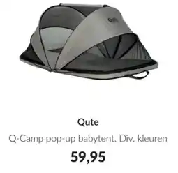 Babypark Qute Q-Camp pop-up babytent aanbieding