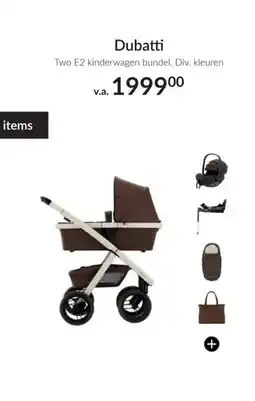 Babypark Dubatti Two E2 kinderwagen bundel aanbieding