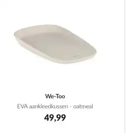 Babypark We-Too EVA aankleedkussen oatmeal aanbieding
