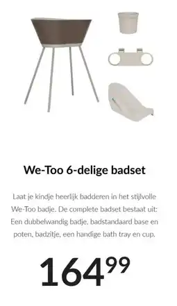 Babypark We-Too 6-delige badset aanbieding