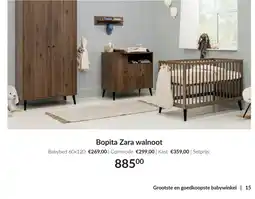 Babypark Bopita Zara walnoot aanbieding