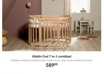 Babypark Waldin Oval 7-in-1 combibed aanbieding