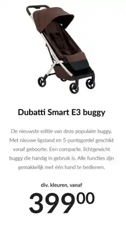 Babypark Dubatti Smart E3 buggy aanbieding