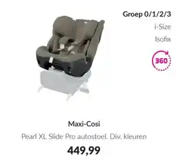 Babypark Maxi-Cosi Pearl XL Slide Pro autostoel aanbieding