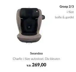 Babypark Swandoo Charlie i-Size autostoel aanbieding