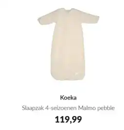 Babypark Koeka Slaapzak 4-seizoenen Malmo pebble aanbieding