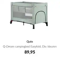 Babypark Qute Q-Dream campingbed Easyfold aanbieding