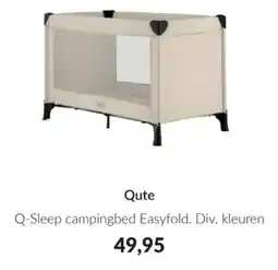Babypark Qute Q-Sleep campingbed Easyfold aanbieding