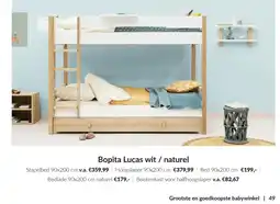 Babypark Bopita Lucas wit / naturel aanbieding