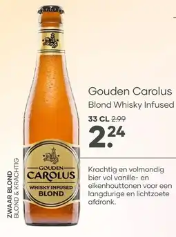 Mitra Gouden Carolus Blond Whisky Infused aanbieding