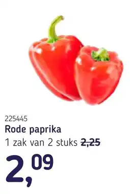 Van Hoeckel Rode paprika aanbieding
