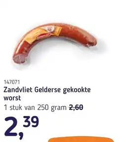 Van Hoeckel Zandvliet Gelderse gekookte worst aanbieding