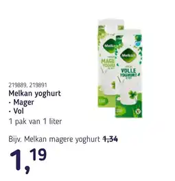 Van Hoeckel Melkan yoghurt aanbieding