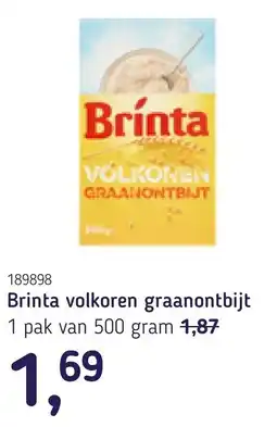 Van Hoeckel Brinta volkoren graanontbijt aanbieding